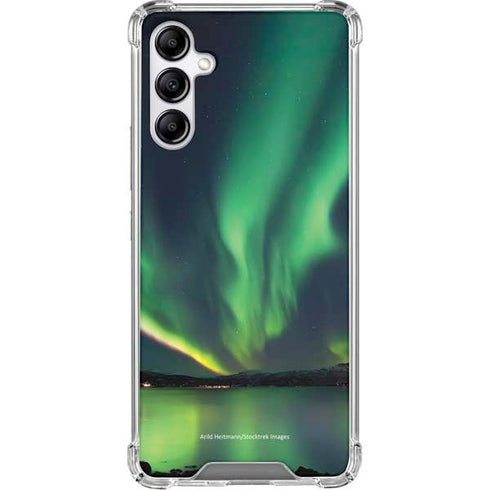 StockTrek Aurora Borealis Over Tjeldsundet in Norway Galaxy A15 5G Clear Case