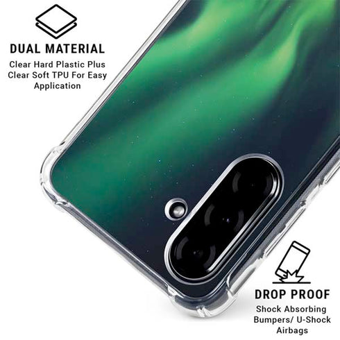 StockTrek Aurora Borealis Over Tjeldsundet in Norway Galaxy A36 5G Clear Case