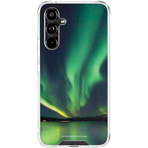StockTrek Aurora Borealis Over Tjeldsundet in Norway Galaxy A54 5G Clear Case