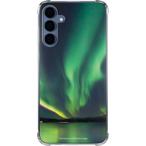 StockTrek Aurora Borealis Over Tjeldsundet in Norway Galaxy A55 5G Clear Case