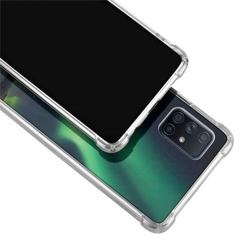 StockTrek Aurora Borealis Over Tjeldsundet in Norway Galaxy A71 5G Clear Case