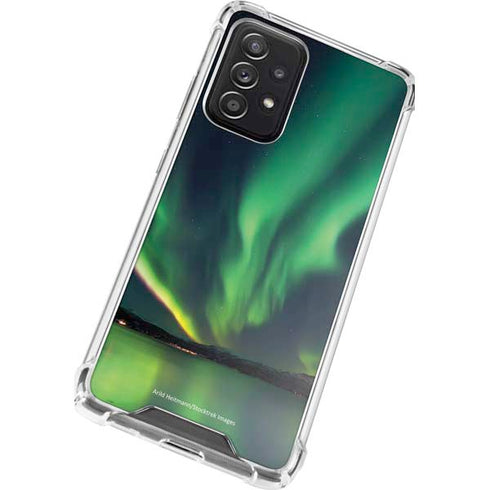 StockTrek Aurora Borealis Over Tjeldsundet in Norway Galaxy A72 5G Clear Case