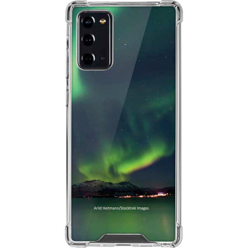 StockTrek Aurora Borealis Over Tjeldsundet in Norway Galaxy Note20 5G Clear Case