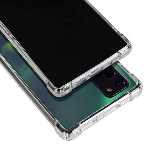StockTrek Aurora Borealis Over Tjeldsundet in Norway Galaxy Note20 5G Clear Case