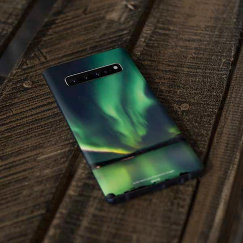 StockTrek Aurora Borealis Over Tjeldsundet in Norway Galaxy S10 Plus Skin