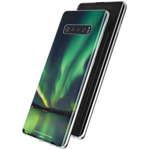 StockTrek Aurora Borealis Over Tjeldsundet in Norway Galaxy S10 Skin