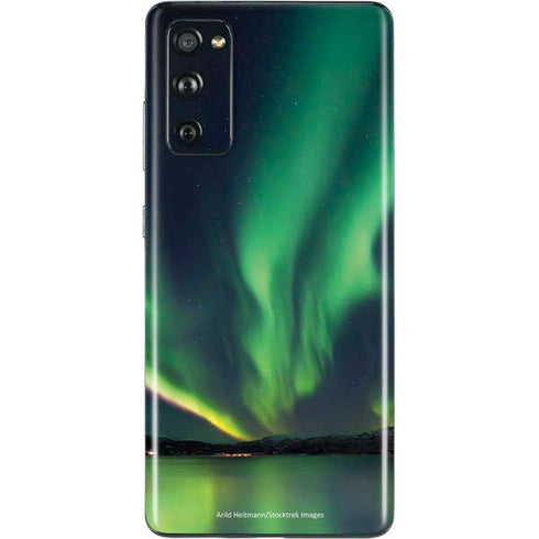 StockTrek Aurora Borealis Over Tjeldsundet in Norway Galaxy S20 Fan Edition Skin