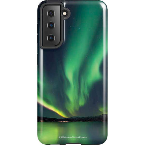 StockTrek Aurora Borealis Over Tjeldsundet in Norway Galaxy S21 5G Pro Case