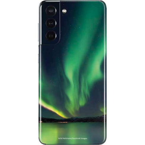 StockTrek Aurora Borealis Over Tjeldsundet in Norway Galaxy S21 5G Skin