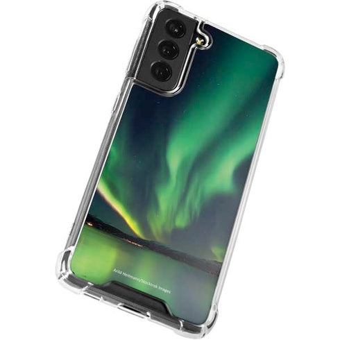 StockTrek Aurora Borealis Over Tjeldsundet in Norway Galaxy S21 FE Clear Case