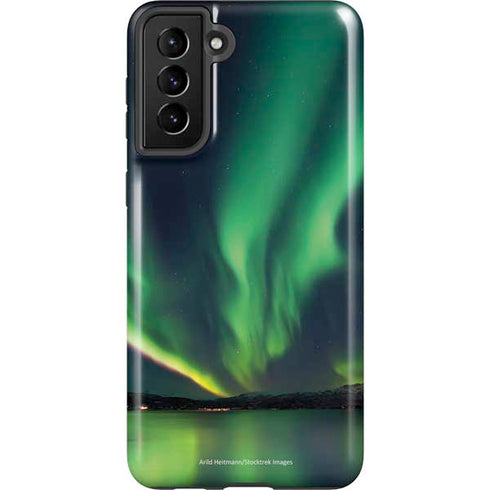 StockTrek Aurora Borealis Over Tjeldsundet in Norway Galaxy S21 FE Pro Case
