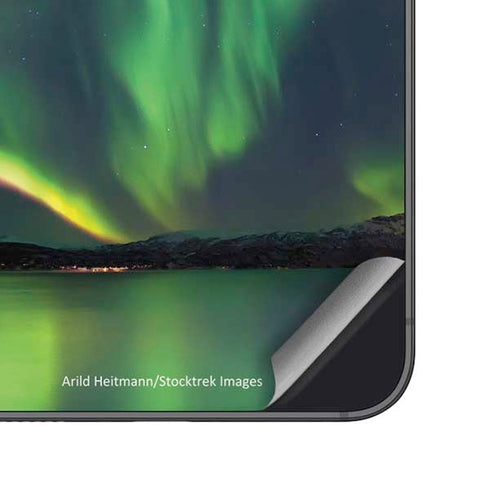 StockTrek Aurora Borealis Over Tjeldsundet in Norway Galaxy S25 Plus Skin