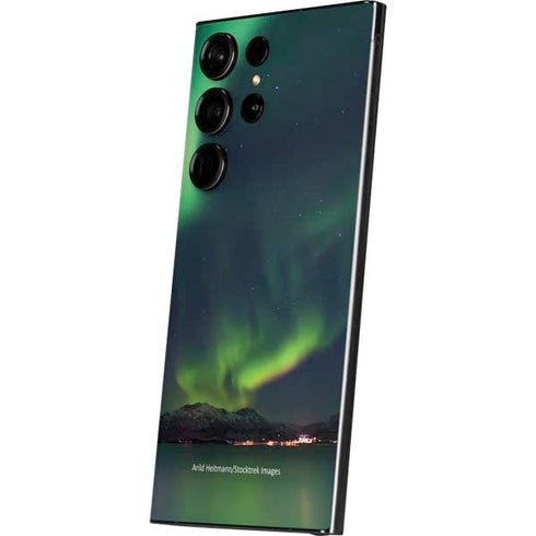 StockTrek Aurora Borealis Over Tjeldsundet in Norway Galaxy S25 Ultra Skin