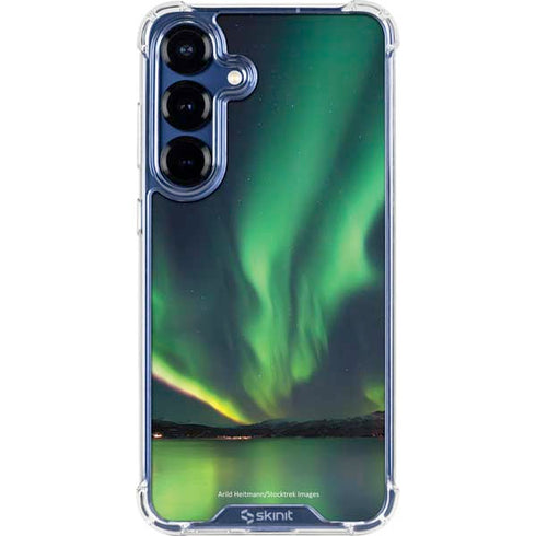 StockTrek Aurora Borealis Over Tjeldsundet in Norway Galaxy S25 Plus Clear Case