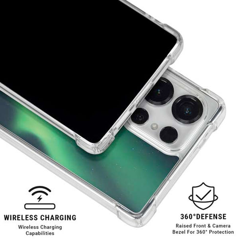 StockTrek Aurora Borealis Over Tjeldsundet in Norway Galaxy S25 Ultra Clear Case