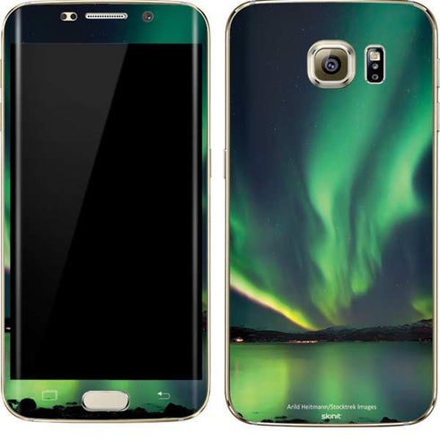StockTrek Aurora Borealis Over Tjeldsundet in Norway Galaxy S7 Edge Skin