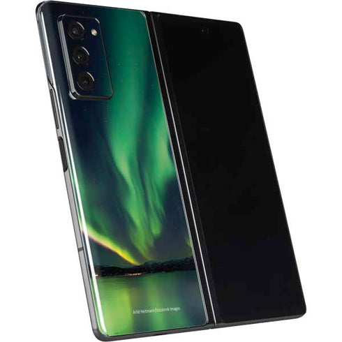 StockTrek Aurora Borealis Over Tjeldsundet in Norway Galaxy Z Fold2 5G Skin