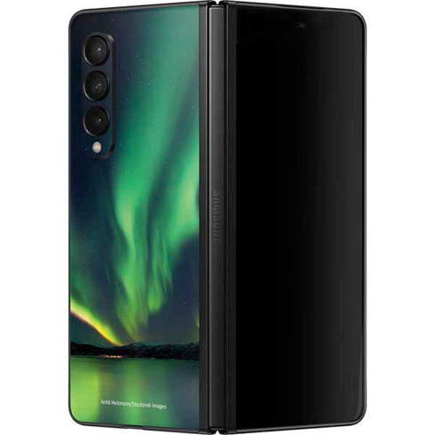 StockTrek Aurora Borealis Over Tjeldsundet in Norway Galaxy Z Fold3 5G Skin