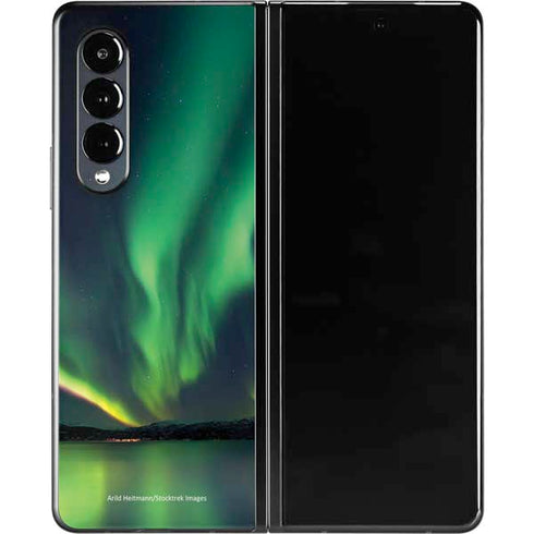 StockTrek Aurora Borealis Over Tjeldsundet in Norway Galaxy Z Fold3 5G Skin