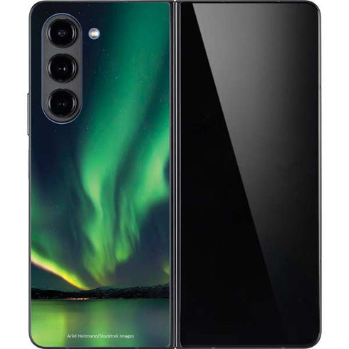 StockTrek Aurora Borealis Over Tjeldsundet in Norway Galaxy Z Fold5 5G Skin