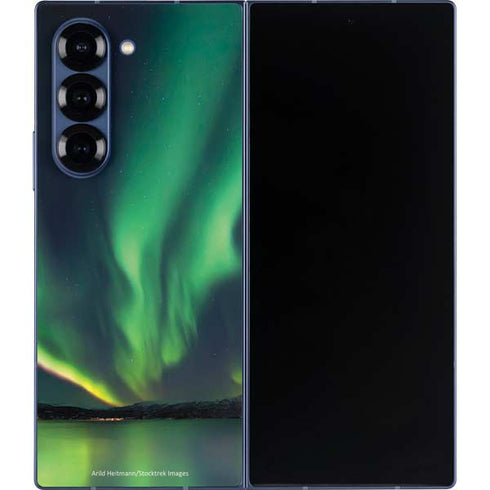 StockTrek Aurora Borealis Over Tjeldsundet in Norway Galaxy Z Fold6 Skin