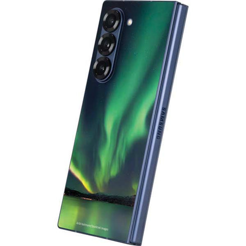 StockTrek Aurora Borealis Over Tjeldsundet in Norway Galaxy Z Fold6 Skin