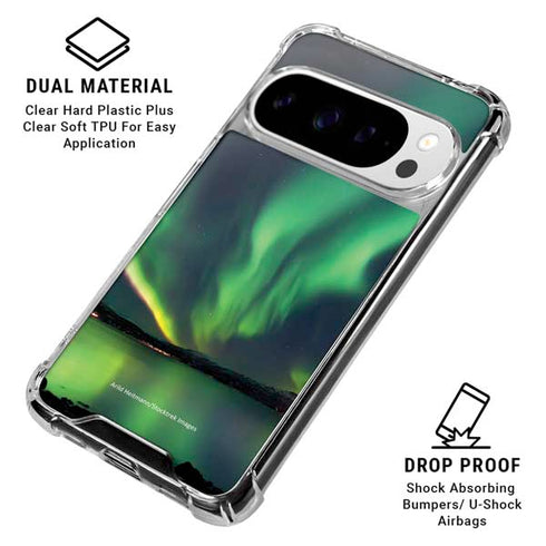 StockTrek Aurora Borealis Over Tjeldsundet in Norway Google Pixel 10 Pro XL Clear Case