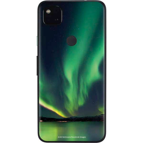 StockTrek Aurora Borealis Over Tjeldsundet in Norway Google Pixel 4a Skin