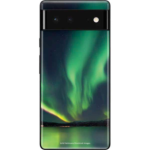 StockTrek Aurora Borealis Over Tjeldsundet in Norway Google Pixel 6 Skin