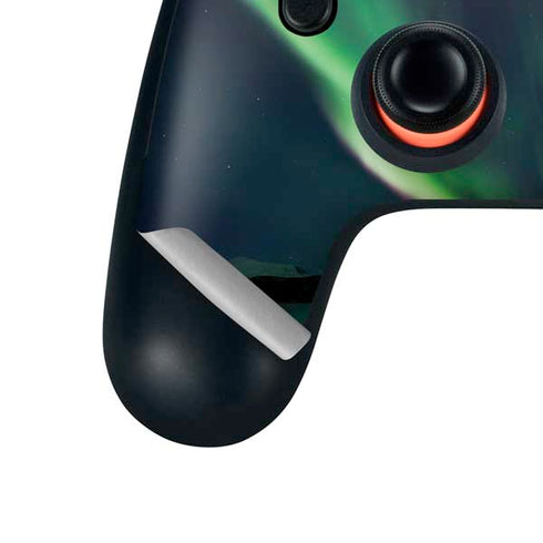 StockTrek Aurora Borealis Over Tjeldsundet in Norway Google Stadia Controller Skin