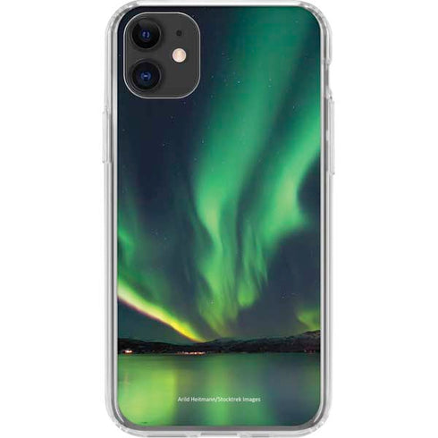 StockTrek Aurora Borealis Over Tjeldsundet in Norway iPhone 11 Clear Case