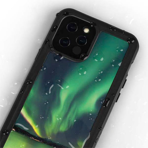 StockTrek Aurora Borealis Over Tjeldsundet in Norway iPhone 12 Pro Waterproof Case