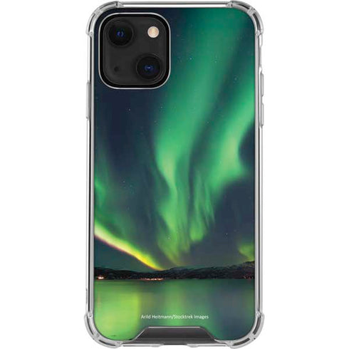 StockTrek Aurora Borealis Over Tjeldsundet in Norway iPhone 13 Mini Clear Case