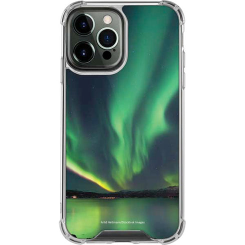 StockTrek Aurora Borealis Over Tjeldsundet in Norway iPhone 14 Pro Max Clear Case