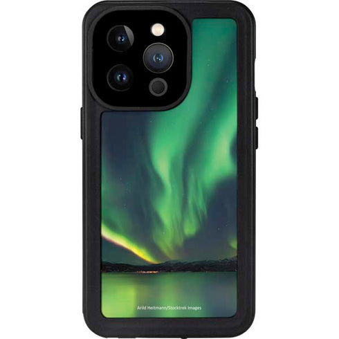 StockTrek Aurora Borealis Over Tjeldsundet in Norway iPhone 14 Pro Waterproof Case