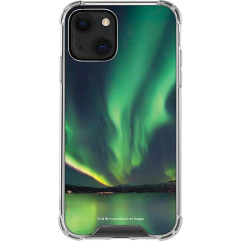 StockTrek Aurora Borealis Over Tjeldsundet in Norway iPhone 15 Plus Clear Case