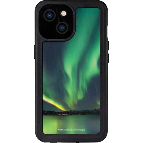 StockTrek Aurora Borealis Over Tjeldsundet in Norway iPhone 15 Waterproof Case