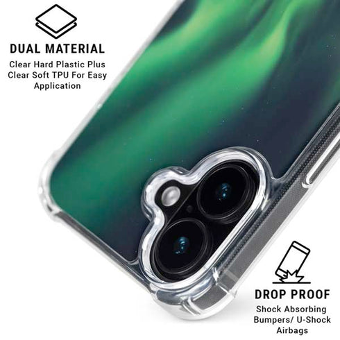 StockTrek Aurora Borealis Over Tjeldsundet in Norway iPhone 16 Clear Case