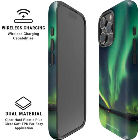 StockTrek Aurora Borealis Over Tjeldsundet in Norway iPhone 16 Pro Max Magsafe Impact Case
