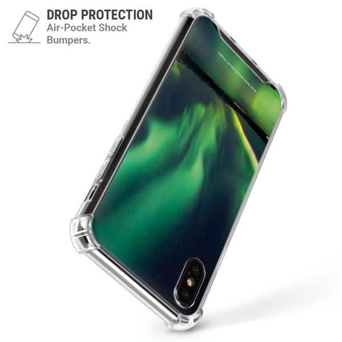 StockTrek Aurora Borealis Over Tjeldsundet in Norway iPhone X/XS Clear Case