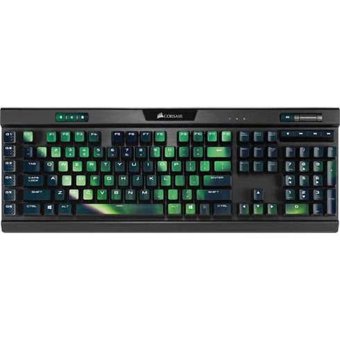 StockTrek Aurora Borealis Over Tjeldsundet in Norway K95 RGB PLATINUM Mechanical Gaming Keyboard Skin