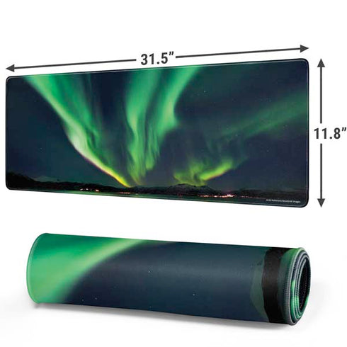 StockTrek Aurora Borealis Over Tjeldsundet in Norway Gaming Mouse Pad