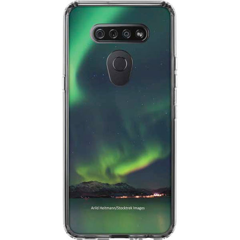 StockTrek Aurora Borealis Over Tjeldsundet in Norway LG K51/Q51 Clear Case