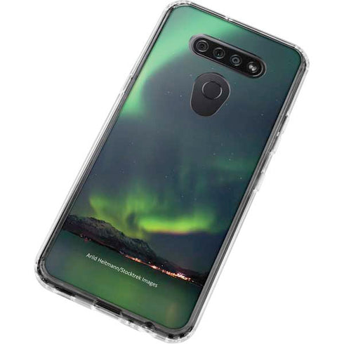 StockTrek Aurora Borealis Over Tjeldsundet in Norway LG K51/Q51 Clear Case
