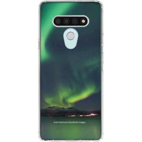 StockTrek Aurora Borealis Over Tjeldsundet in Norway LG Stylo 6 Clear Case