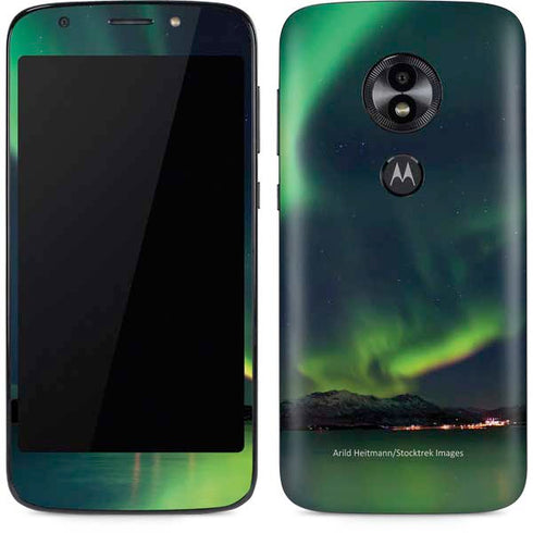 StockTrek Aurora Borealis Over Tjeldsundet in Norway Moto E5 Play Skin