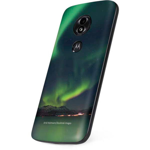 StockTrek Aurora Borealis Over Tjeldsundet in Norway Moto E5 Play Skin