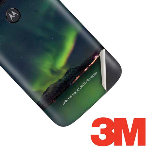 StockTrek Aurora Borealis Over Tjeldsundet in Norway Moto E5 Play Skin
