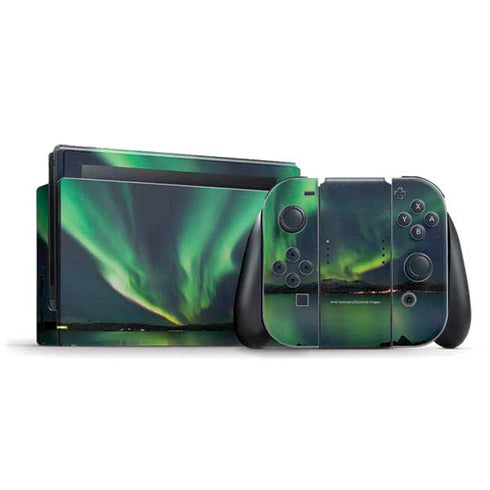 StockTrek Aurora Borealis Over Tjeldsundet in Norway Nintendo Switch Bundle Skin