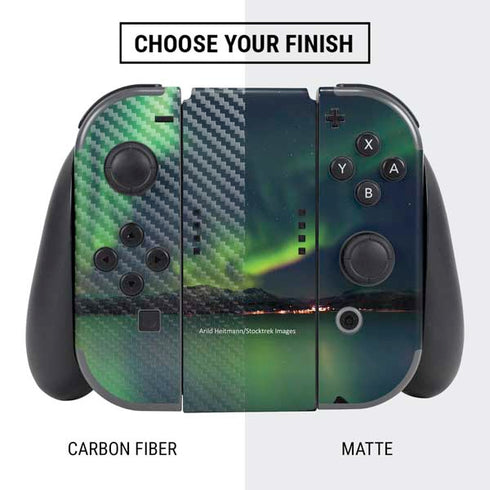 StockTrek Aurora Borealis Over Tjeldsundet in Norway Nintendo Switch Bundle Skin